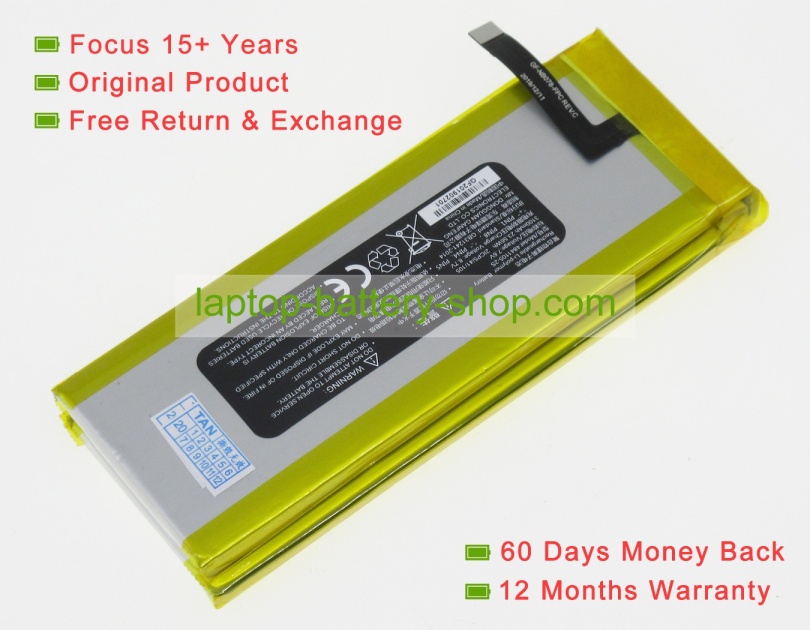 Gpd 4841105-2S, AEC4941107-2S1P 7.6V 3100mAh original batteries - Click Image to Close