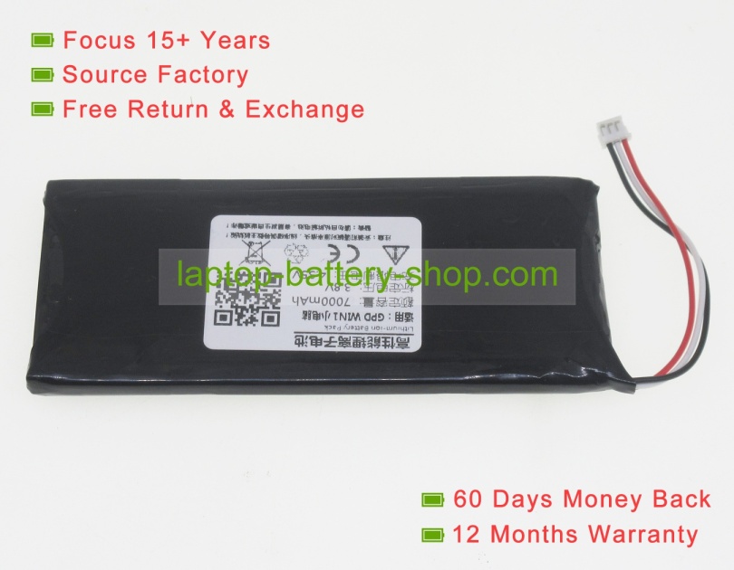 Gpd WIN1, 8448104 3.7V 7000mAh replacement batteries - Click Image to Close