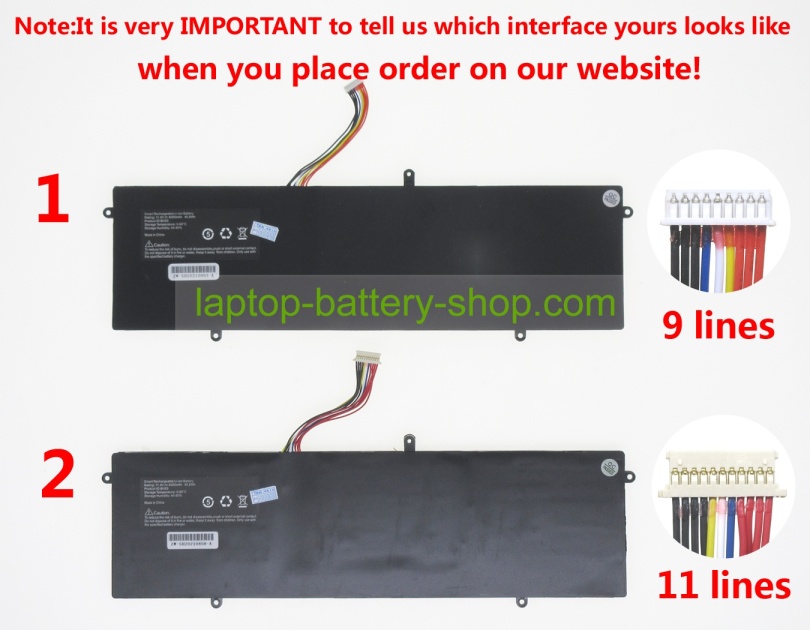 Byone BU53 11.4V 4000mAh original batteries - Click Image to Close