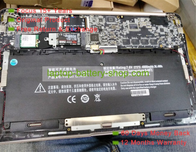 Livefan HN01, J357BAT 7.6V 5000mAh original batteries - Click Image to Close