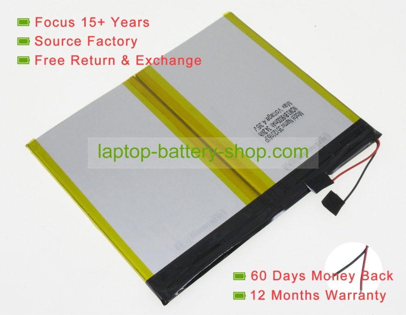 Chuwi 35120160 3.7V 9000mAh replacement batteries - Click Image to Close