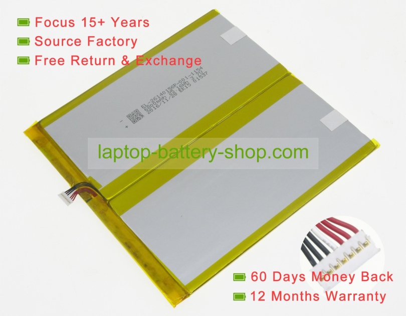 Nuvision 3.7V 6800mAh replacement batteries - Click Image to Close
