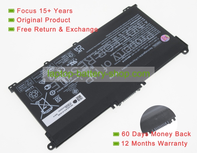 Hp L97300-005, HW03XL 11.34V 3440mAh original batteries - Click Image to Close