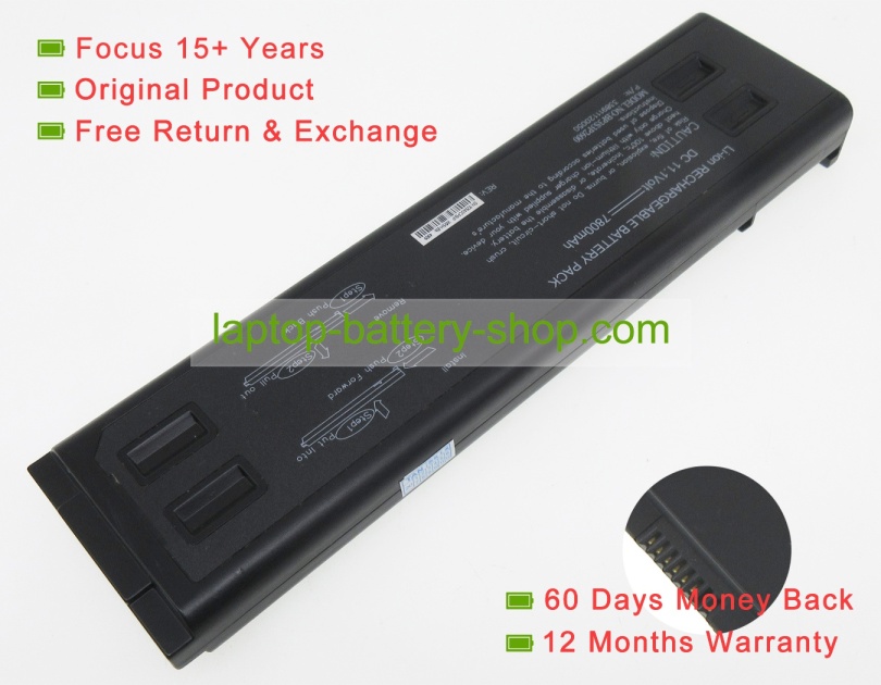 Getac 338911120050 11.1V 7800mAh original batteries - Click Image to Close