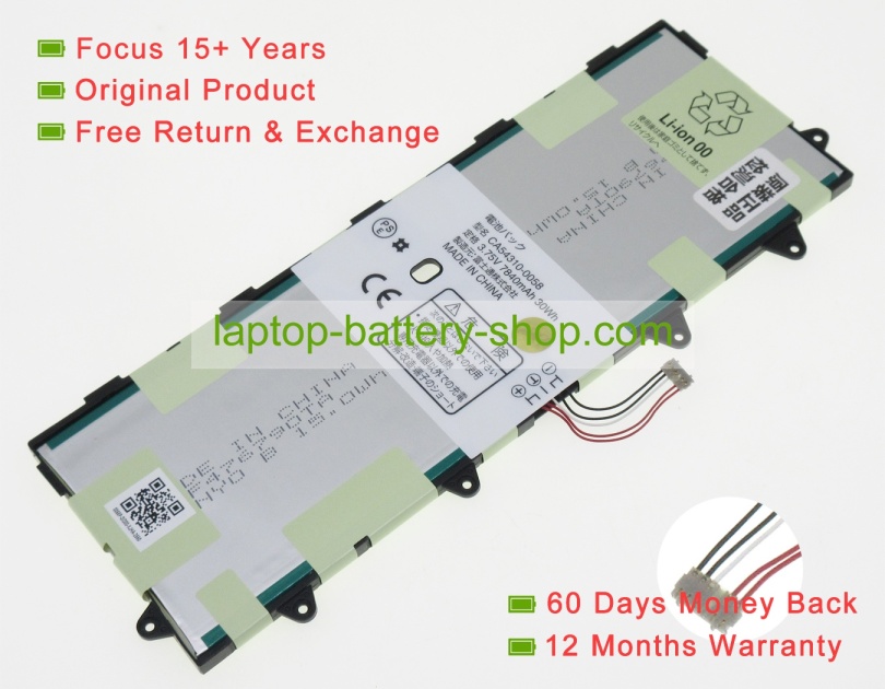 Fujitsu CA54310-0058 3.75V 7840mAh original batteries - Click Image to Close