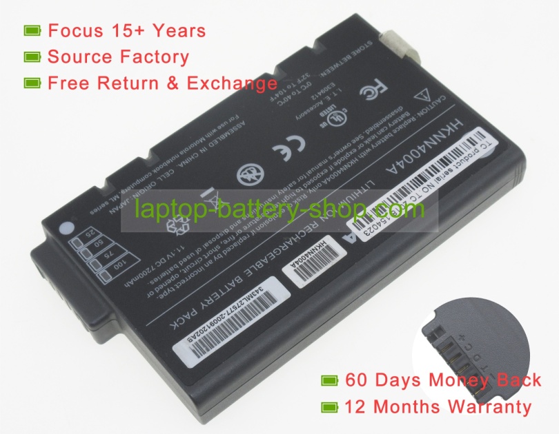 Motorola HKNN4004LA, HKNN4004A 11.1V 7200mAh original batteries - Click Image to Close