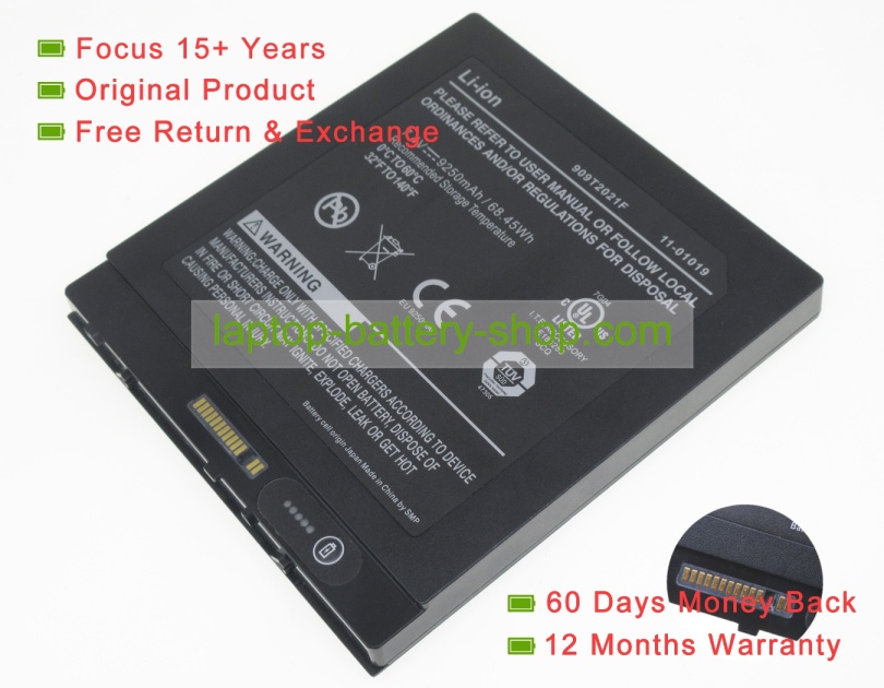 Xplore BTP-87W3, 11-09018 7.4V 9250mAh original batteries - Click Image to Close