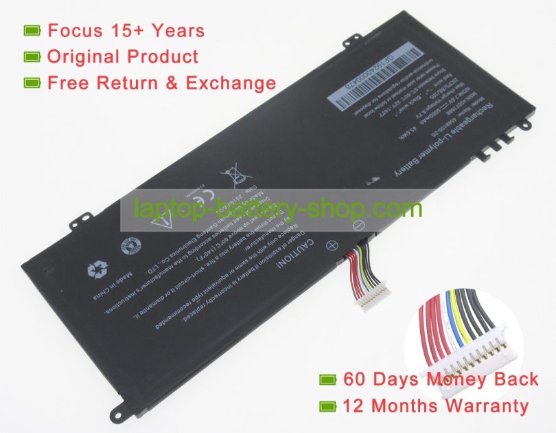 Medion 40072215, 40071698 7.6V 6000mAh original batteries - Click Image to Close