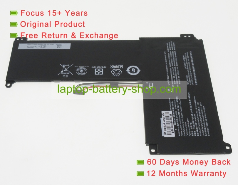 Lenovo 5B10P23779, SN3N001 7.5V 4140mAh original batteries - Click Image to Close