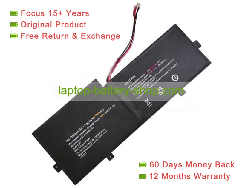 Jumper CLTD-3091282 3.8V 0mAh original batteries - Click Image to Close