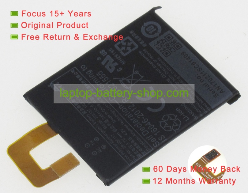 Amazon 58-000117, 223337 3.7V 245mAh original batteries - Click Image to Close