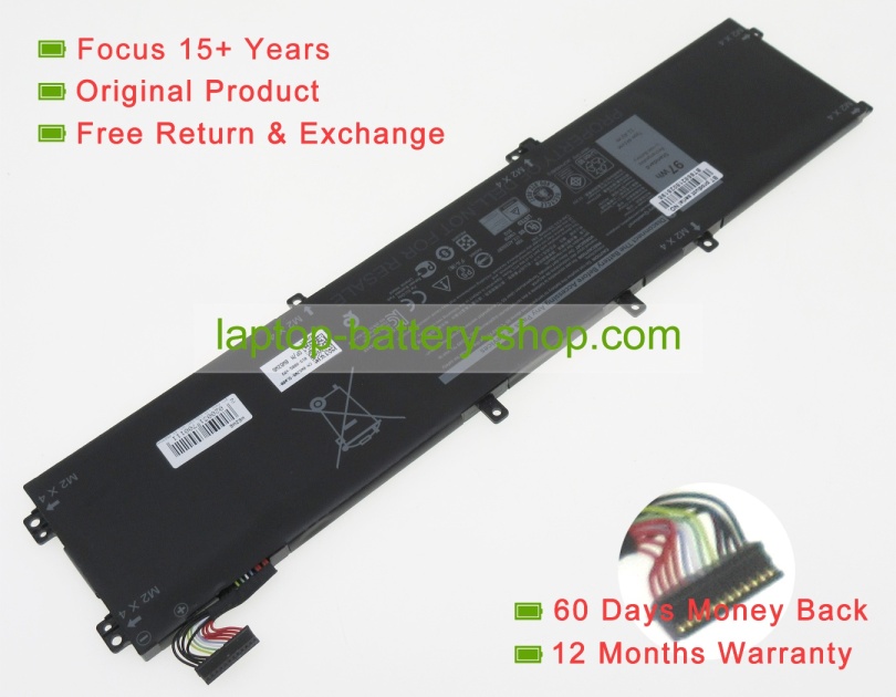 Dell 4K1VM, 9TM7D 11.4V 8070mAh original batteries - Click Image to Close