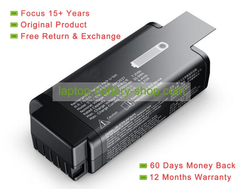 Rrc RRC2037 7.2V 2900mAh original batteries - Click Image to Close