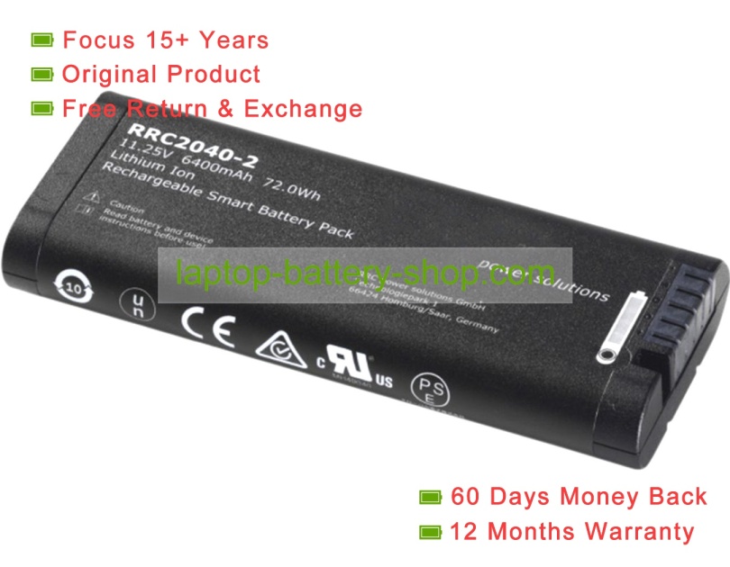 Rrc RRC2040-2 11.25V 6400mAh original batteries - Click Image to Close