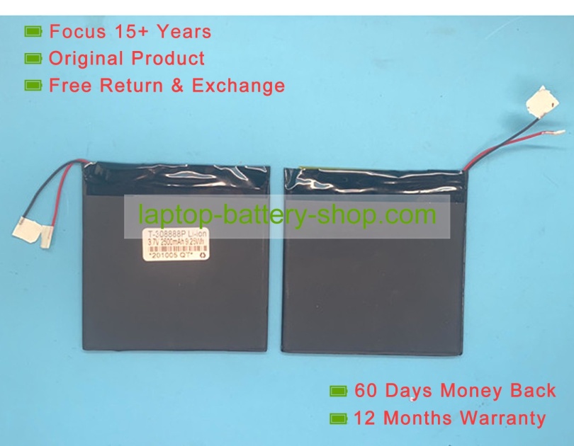 Other H-308888P, NV 308888 3.7V 2500mAh original batteries - Click Image to Close