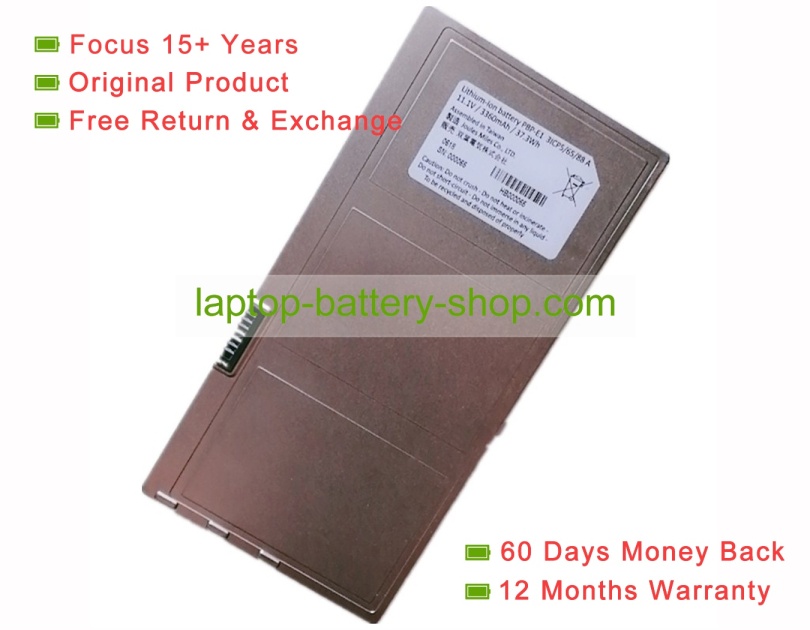 Other PBP-E1, HB000065 11.1V 3360mAh original batteries - Click Image to Close