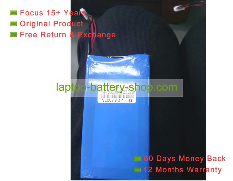 Other T-105295P 7.4V 3000mAh original batteries - Click Image to Close