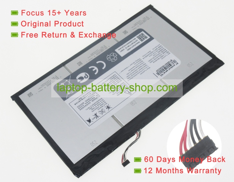 Alcatel TLp023AC 11.4V 2350mAh original batteries - Click Image to Close