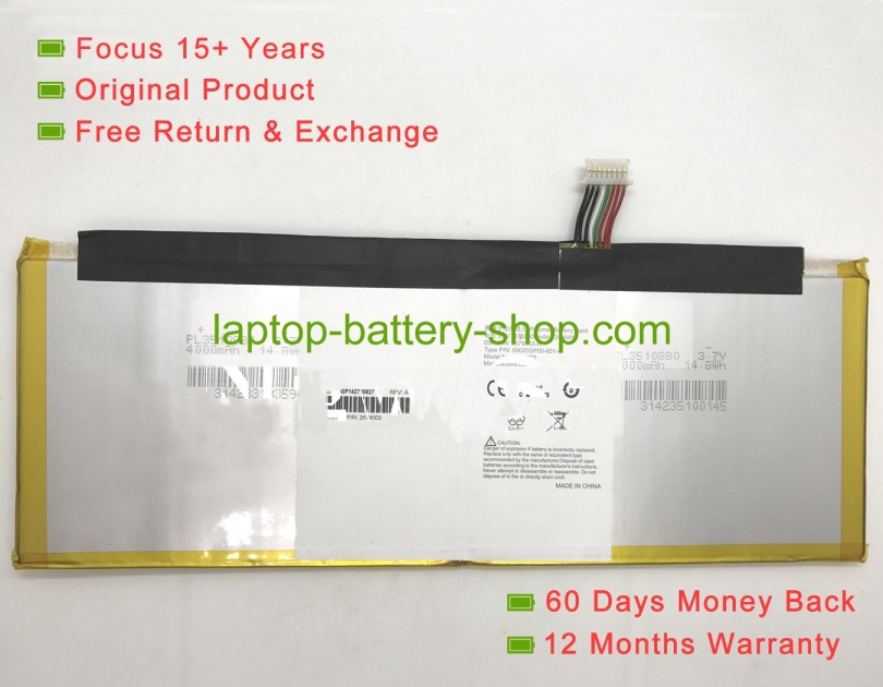 Amazon 2679003, 2679003-A 3.7V 8000mAh original batteries - Click Image to Close