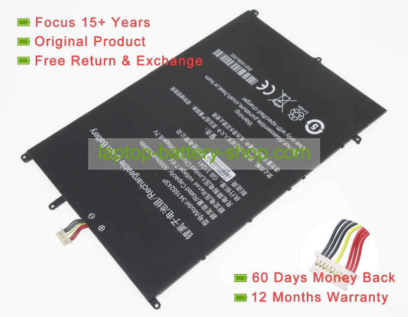 Chuwi 34168243P 7.6V 5000mAh original batteries - Click Image to Close