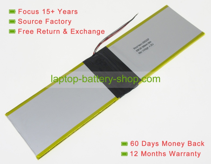 Chuwi CLTD-3585280 3.8V 10000mAh replacement batteries - Click Image to Close