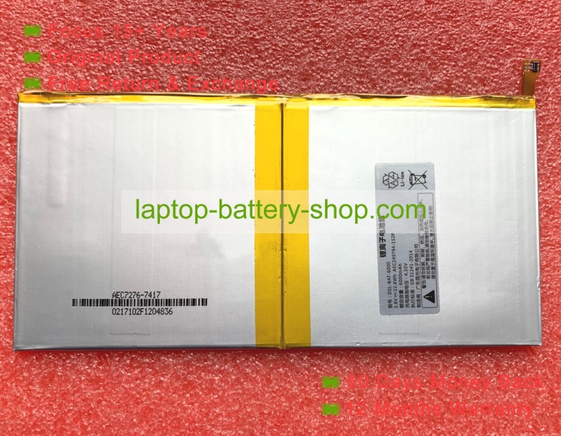 Other G550, G600 3.8V 6000mAh original batteries - Click Image to Close