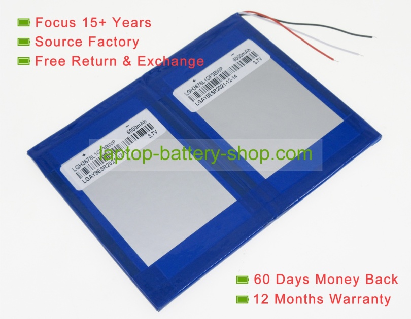 Teclast X10HD 3.7V 12000mAh replacement batteries - Click Image to Close