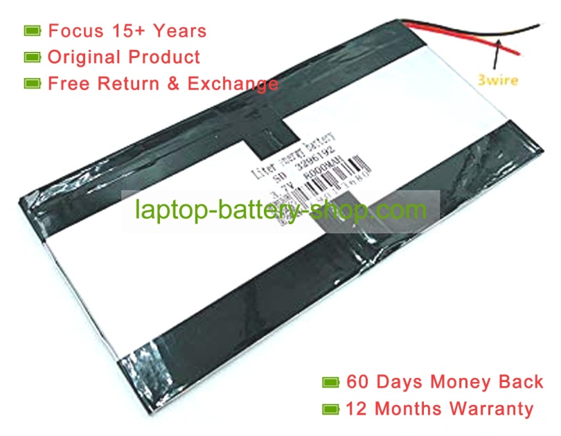 Teclast 3296192 3.7V 8000mAh original batteries - Click Image to Close
