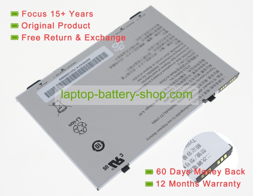 Other AMME4314, 1ICP4/77/99-2 3.85V 9660mAh original batteries - Click Image to Close