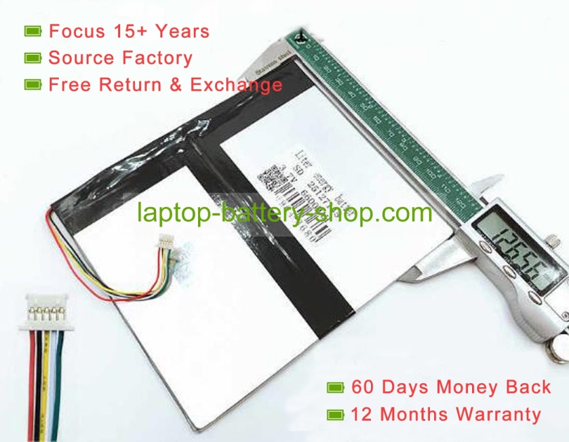 Other 25127145 3.7V 6600mAh replacement batteries - Click Image to Close