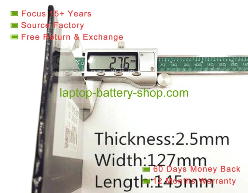 Other 25127145 3.7V 6600mAh replacement batteries - Click Image to Close
