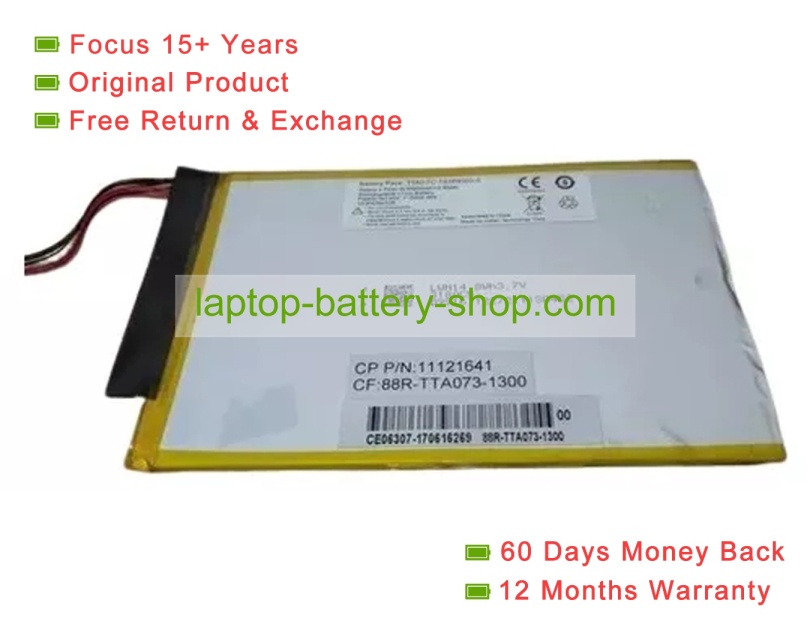 Getac TTA0-7C-1S1P4000-0 3.7V 4000mAh original batteries - Click Image to Close