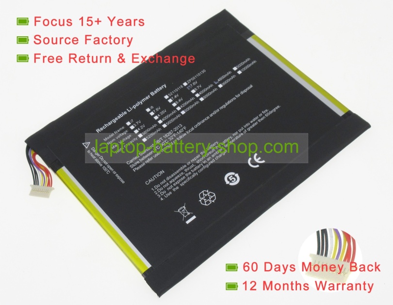 Hasee PT3488127 7.4V 4500mAh replacement batteries - Click Image to Close
