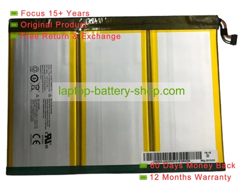 Other TZ10-1S6300-G1O1, TZ10-1S6300-T1T2 3.7V 6300mAh original batteries - Click Image to Close