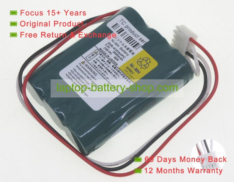 Nec 3HR-4/3FAUPC, P/N243-415405-062 3.6V 3050mAh original batteries - Click Image to Close