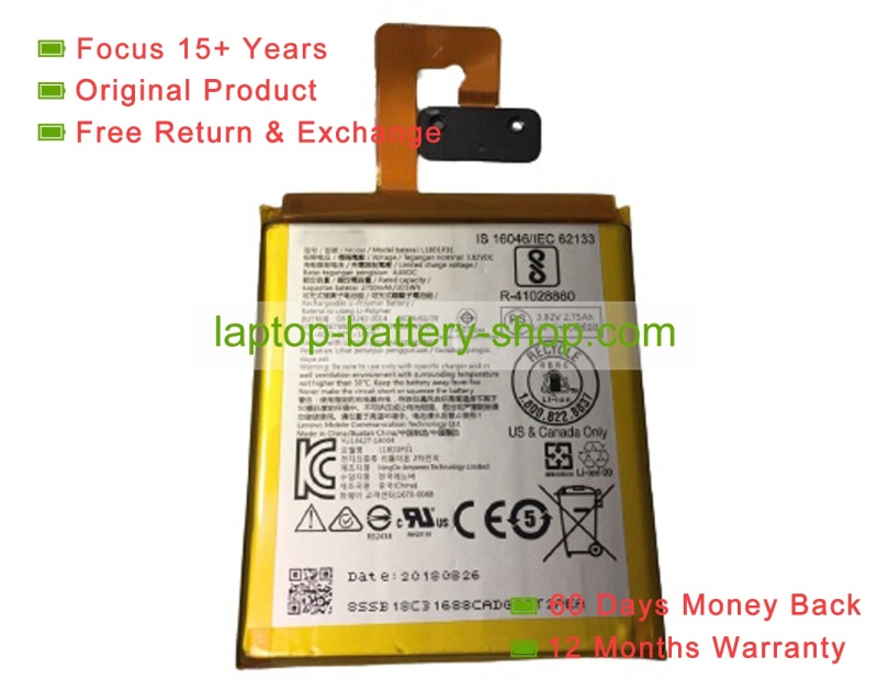 Lenovo L18D1P31 3.85V 2750mAh original batteries - Click Image to Close