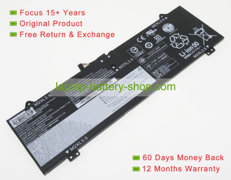 Lenovo 5B10Z26479, 5B10Z26485 15.36V 4675mAh original batteries - Click Image to Close