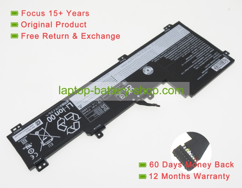 Lenovo 5B11B66552, L20M4PE1 15.36V 4883mAh original batteries - Click Image to Close