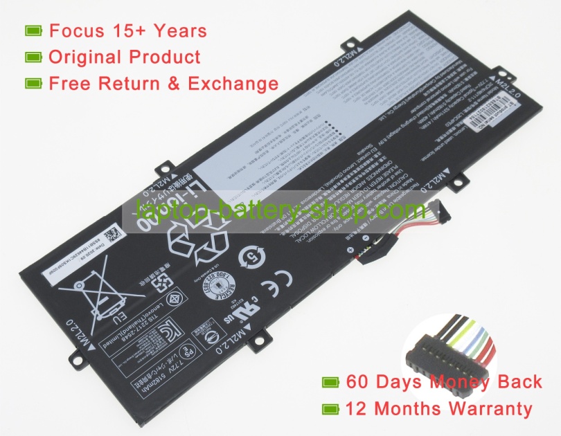 Lenovo 5B11B44627, SB11B44629 7.72V 5311mAh original batteries - Click Image to Close