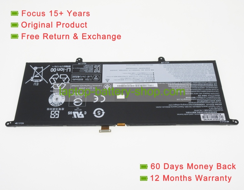 Lenovo L19C4PH0, L19M4PH0 7.72V 8290mAh original batteries - Click Image to Close