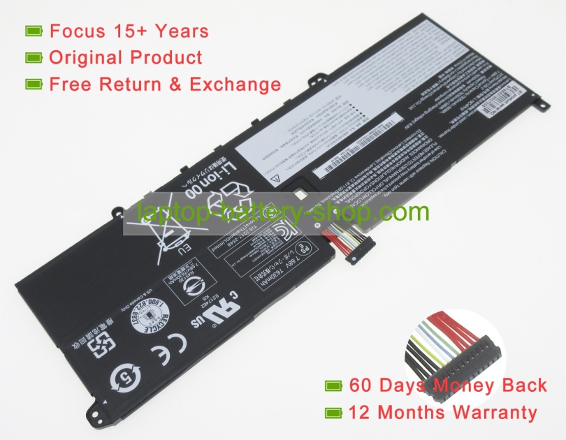 Lenovo 5B10Z33895, L19C4PH2 7.68V 7820mAh original batteries - Click Image to Close