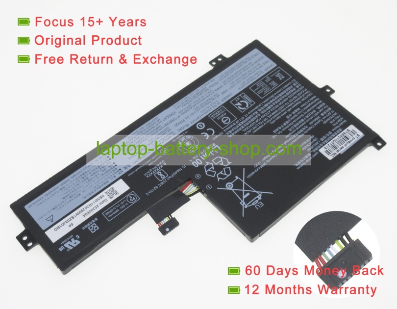 Lenovo L20L3PG0, L20D3PG0 11.52V 4080mAh original batteries - Click Image to Close