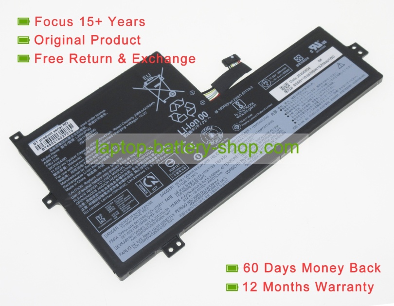 Lenovo L20L3PG0, L20D3PG0 11.52V 4080mAh original batteries - Click Image to Close
