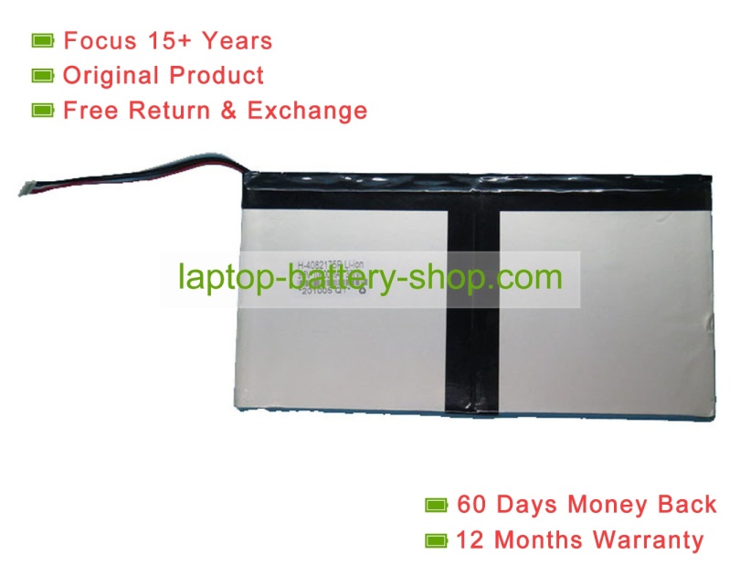 Teclast N14 PL3285140P, PL3285140P 3.8V 10000mAh original batteries - Click Image to Close