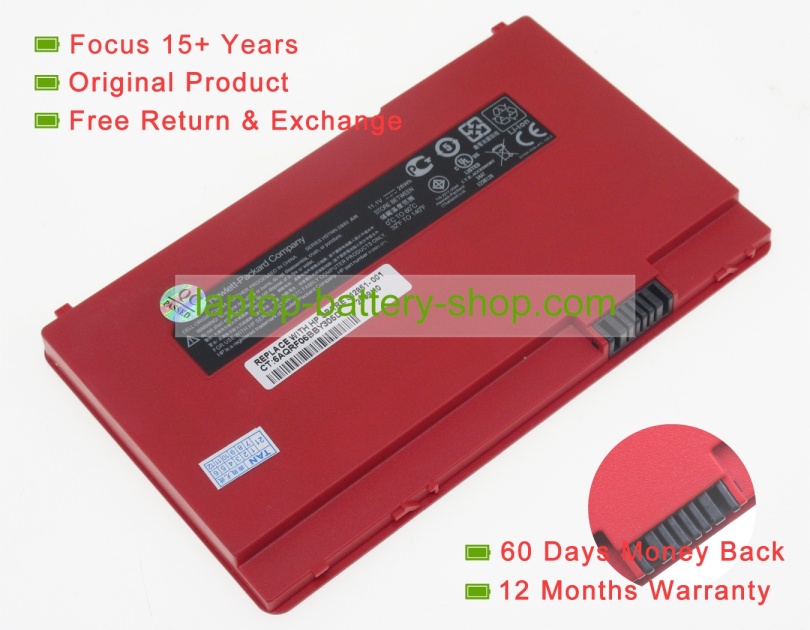 Hp compaq HSTNN-OB80, HSTNN-XB80 11.1V 2300mAh original batteries - Click Image to Close