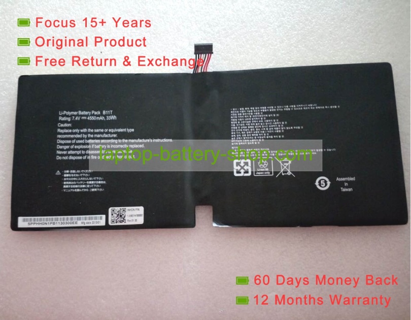 Other B11T 7.4V 4550mAh original batteries - Click Image to Close