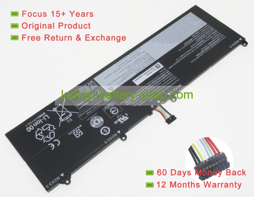 Lenovo L19C4PC3, L19M4PC3 15.36V 4623mAh original batteries - Click Image to Close