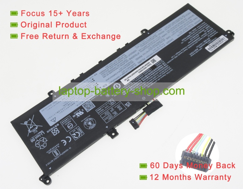 Lenovo 5B10Z37621, L19D4PDD 15.44V 3627mAh original batteries - Click Image to Close