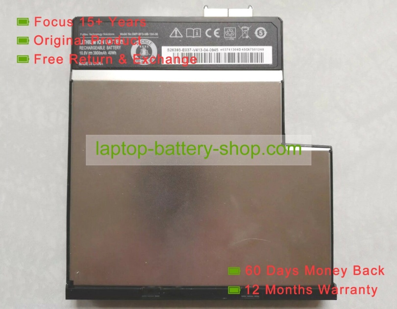 Fujitsu 6027B004430, SMP-BFS-MB-19A-06 10.8V 3800mAh original batteries - Click Image to Close