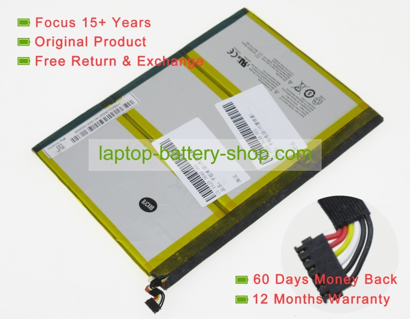 Other TR10RS-1S8100-T1T2, TR10RS1-1S8100-T1T2 3.7V 8100mAh original batteries - Click Image to Close